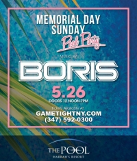 Boris MDW Sunday Daylife Harrahs Pool Party Atlantic City 2019
