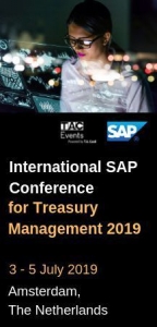 International SAP Conference for Treasury Management 2019