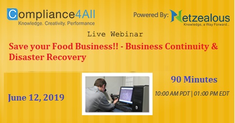 Food Business!! - Business Continuity & Disaster Recovery, Fremont, California, United States