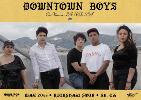 Live Music: Downtown Boys at Rickshaw Stop, San Francisco, California, United States