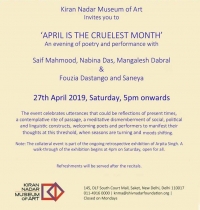 April is the Cruelest Month -  An evening with Poetry and Performance