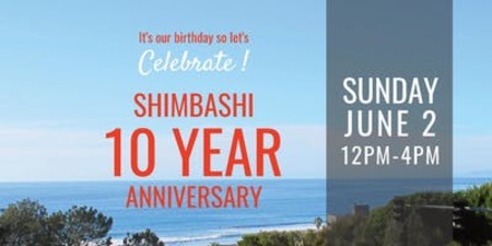 Shimbashi Izakaya 10 Year Anniversary Celebration, San Diego, California, United States