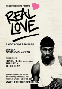 Real Love - A Night of RnB & 80's Soul
