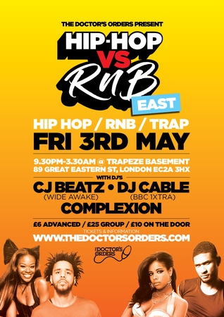 Hip-Hop vs RnB - East, London, United Kingdom