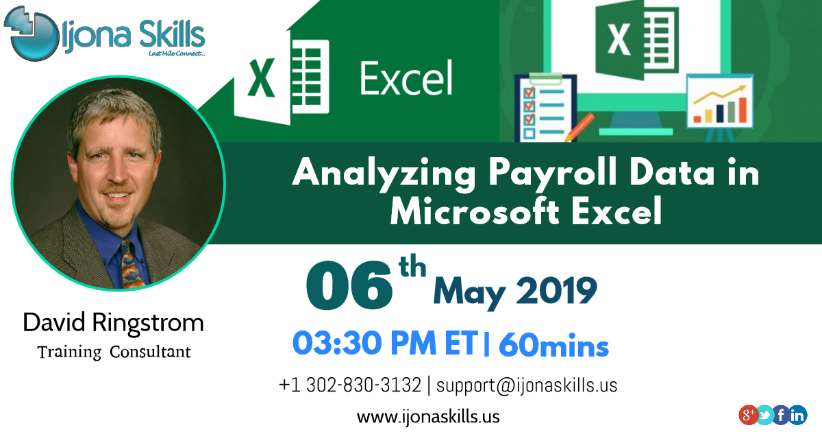 Analyzing Payroll Data in Microsoft Excel, Middletown, Delaware, United States
