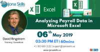 Analyzing Payroll Data in Microsoft Excel