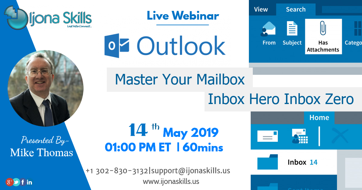 Outlook - Master Your Mailbox - Inbox Hero Inbox Zero, Middletown, Delaware, United States