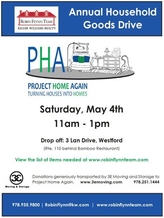 Project Home Again - Household Goods Collection, Westford, Massachusetts, United States