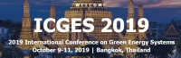 2019 International Conference on Green Energy Systems (ICGES 2019)