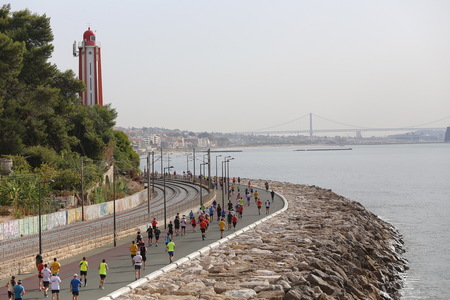EDP Lisbon Marathon 2019 in Portugal, Cascais, Portugal
