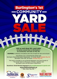 Burlington's 1st Community Yard Sale