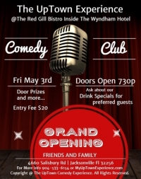Grand Opening of Comedy Club in Jacksonville - The Uptown Experience