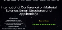 Scopus-Indexed AIP International Conference on Material Science, Smart Structures and Applications
