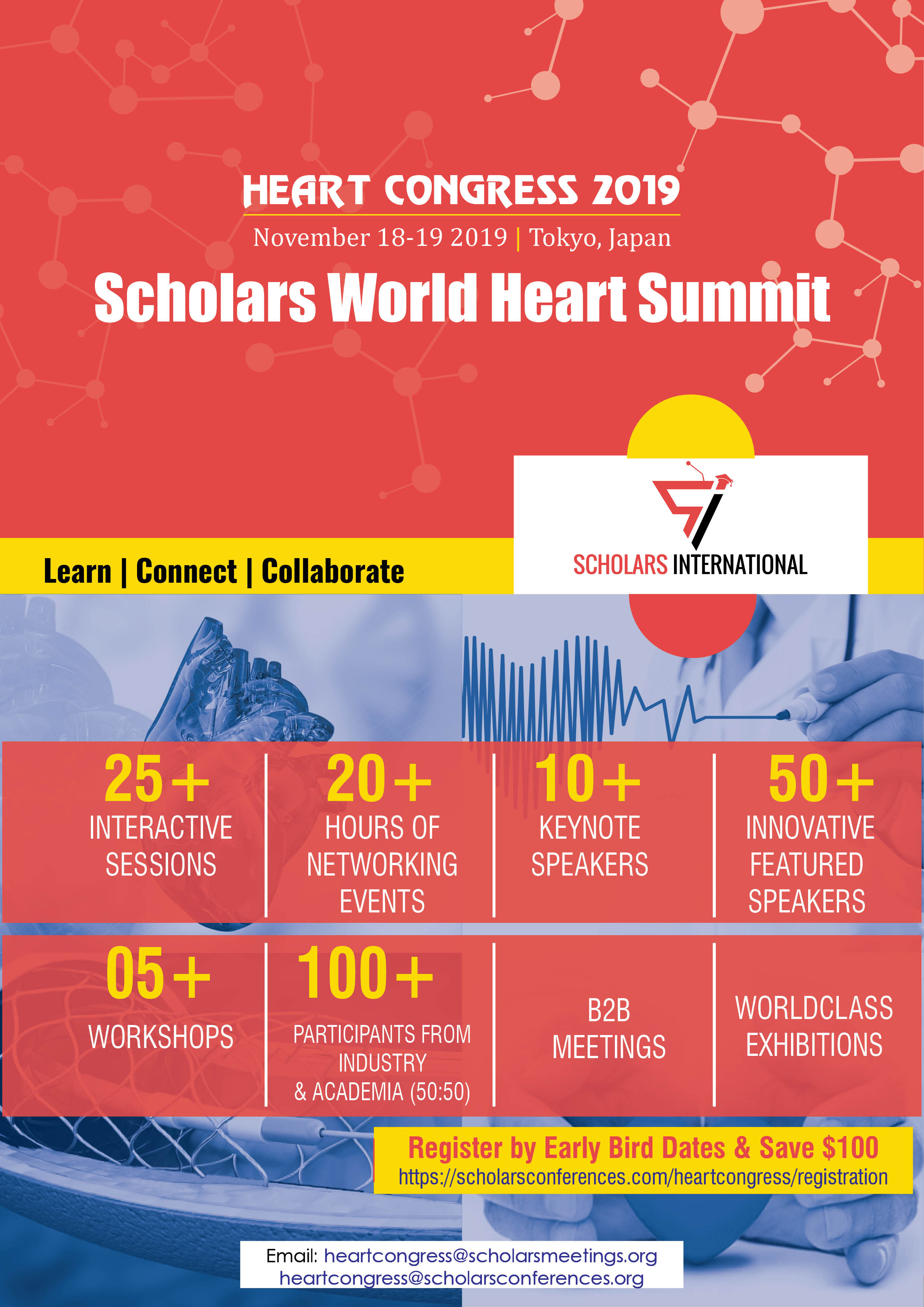 Scholars World Heart Summit, Tokyo, Tohoku, Japan