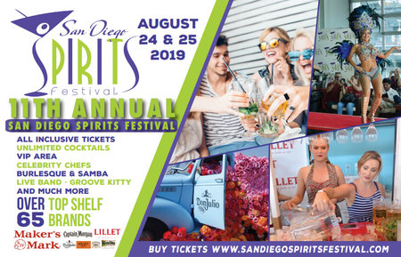11th San Diego Spirits Festival August 24 - 25 2019, San Diego, California, United States