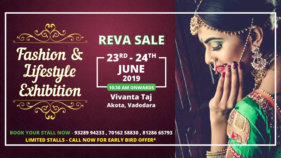 Fashion & Lifestyle Exhibition-cum-Sale, Reva Sale June 2019, Vadodara, Gujarat, India