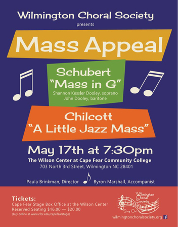 The Wilmington Choral Society presents "Mass Appeal!", Wilmington, United States