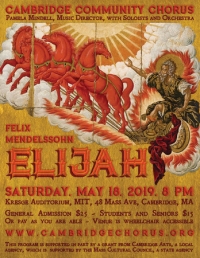 Cambridge Community Chorus presents Mendelssohn's Elijah