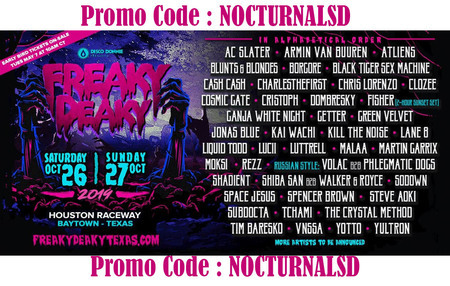 Freaky Deaky Texas Promo Code 2019 "NOCTURNALSD", Houston, Texas, United States