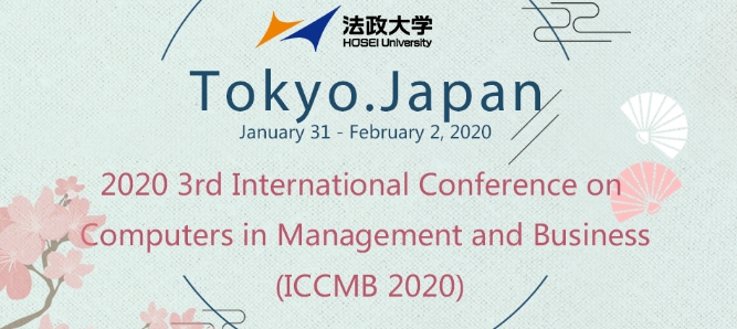 2020 3rd International Conference on Computers in Management and Business (ICCMB 2020), Tokyo, Kanto, Japan