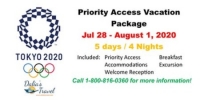 Tokyo Olympics 2020 Vacation Package