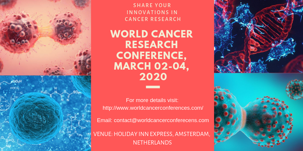 4th World Cancer Research Conference (WCRC), Amsterdam, Noord-Holland, Netherlands