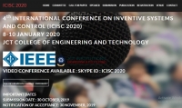 Scopus-Indexed IEEE 4th International Conference On Inventive Systems And Control