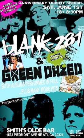 Blink-182 and Green Day Tribute Bands at Smith's Olde Bar, Fulton, Georgia, United States