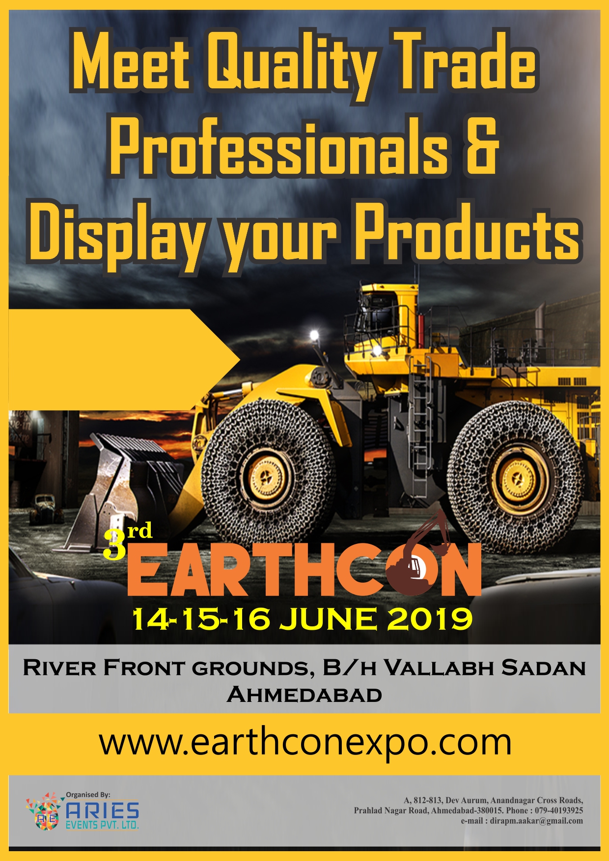 Earthcon Expo 2019, Ahmedabad, Gujarat, India