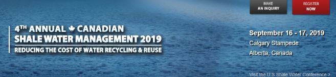 Canadian Shale Water Management 2019, Alberta,Canada,Alberta,Canada
