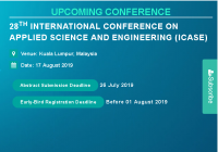 28th International Conference on Applied Science and Engineering (ICASE)