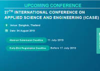 27th International Conference on Applied Science and Engineering (ICASE)