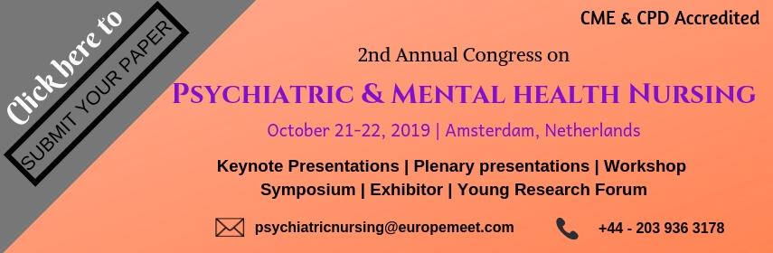 2nd Annual Congress on Psychiatric & Mental Health Nursing, Amsterdam, Noord-Holland, Netherlands