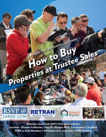 How to Buy Properties at Trustee's Sales, Los Angeles, California, United States