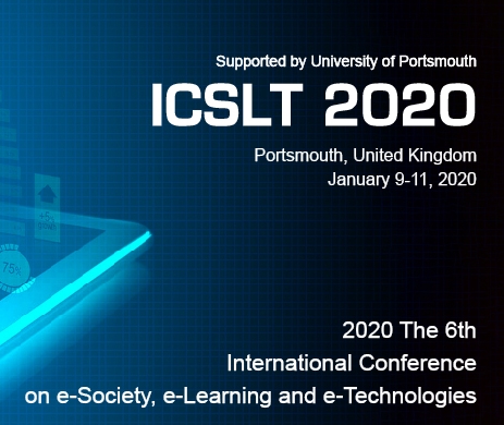 2020 6th International Conference on e-Society, e-Learning and e-Technologies (ICSLT 2020), Portsmouth, England, United Kingdom