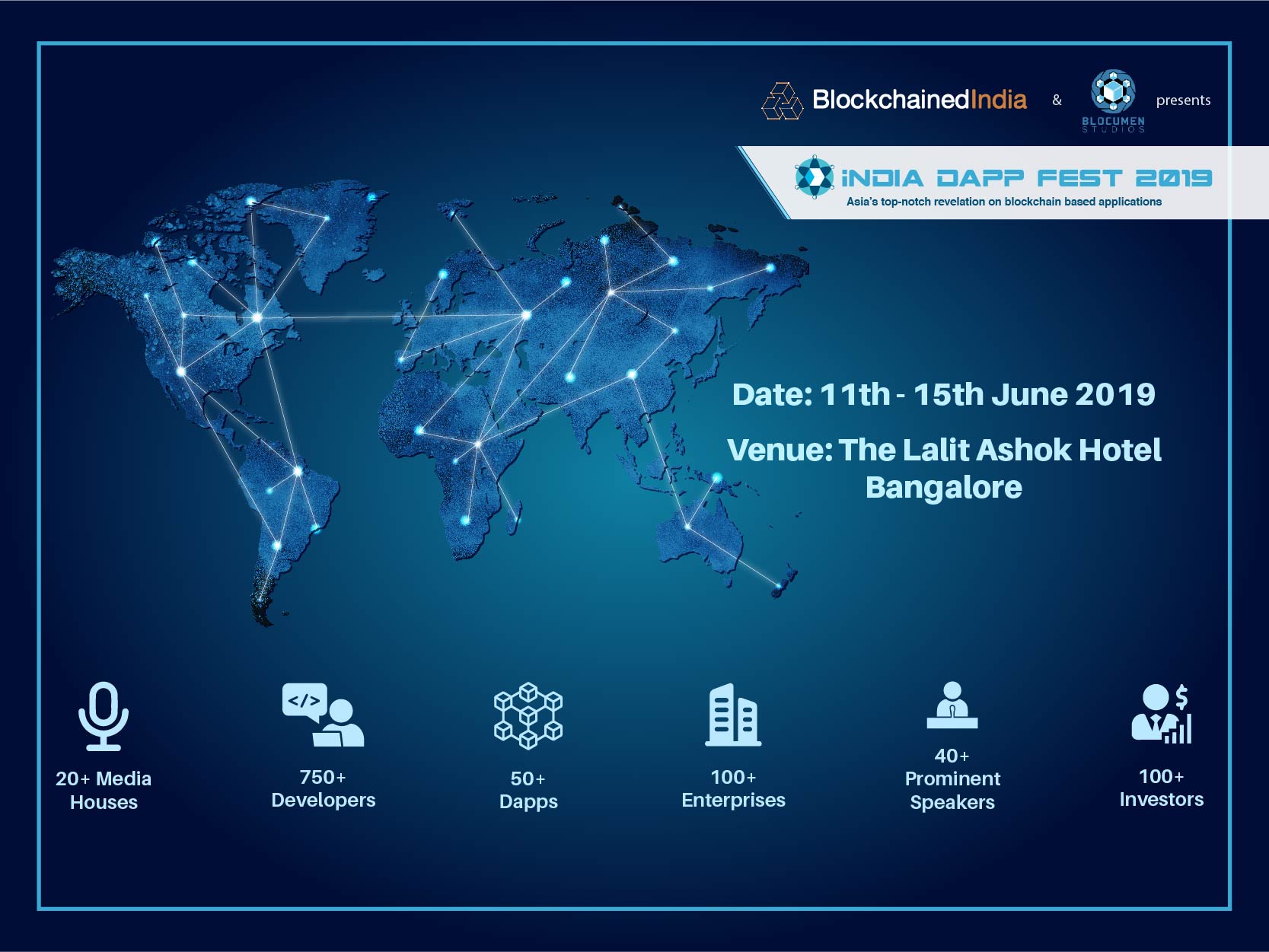 The India Dapp Fest 2019 Blockchain Conference in Bangalore, Bangalore, Karnataka, India
