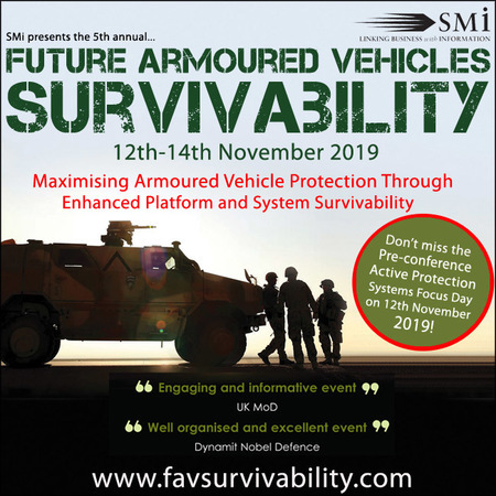 Future Armoured Vehicles Survivability 2019, London, England, United Kingdom