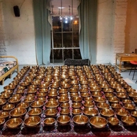 33 Tibetan Healing Bowls, Essential Oil & Raw Chocolate Evergreen, CO
