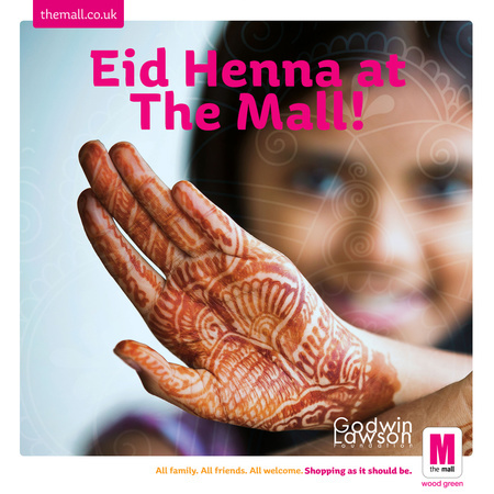 Eid Henna at The Mall Wood Green!, London, United Kingdom