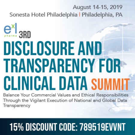3rd Disclosure and Transparency for Clinical Data Summit, Philadelphia, Pennsylvania, United States