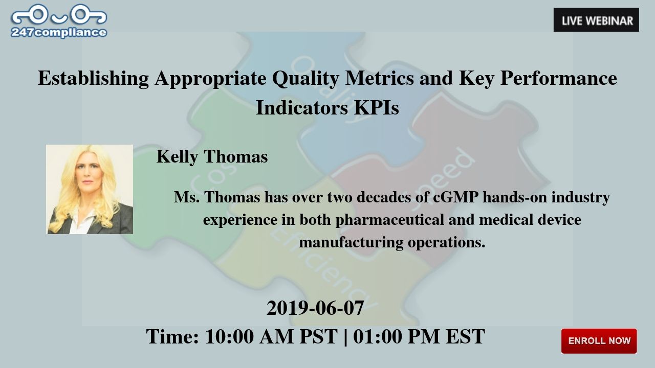Establishing Appropriate Quality Metrics and Key Performance Indicators KPIs, Newark, Delaware, United States