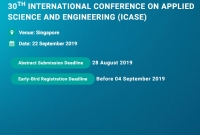 30th International Conference on Applied Science and Engineering (ICASE)
