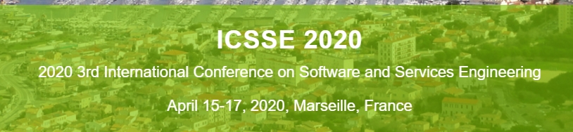 2020 The 3rd International Conference on Software and Services Engineering (ICSSE 2020), Marseille, Côte-d'Or, France