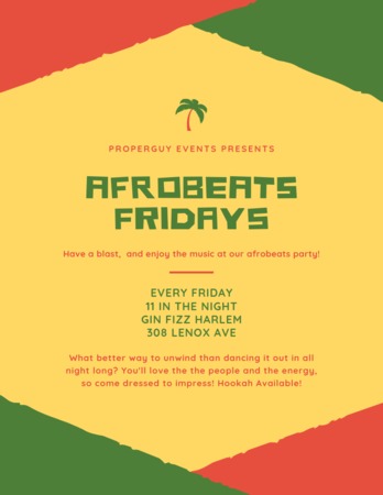 AfroBeats Fridays, New York, United States