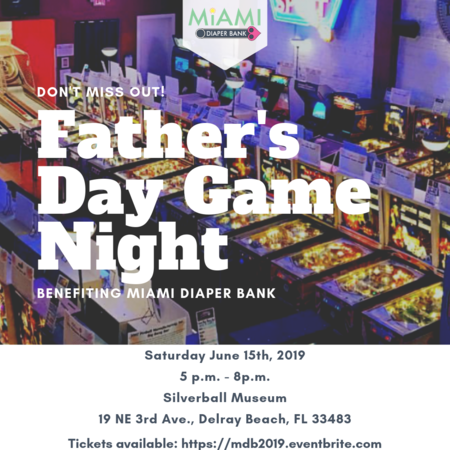 Father's Day Game Benefiting Miami Diaper Bank, Palm Beach, Florida, United States