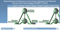 Scopus-Indexed AIP International Conference on Inventive Research in Material Science and Technology