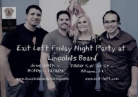 Friday Night Party with Exit Left LIVE at Lincoln's Beard Brewery