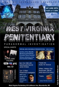 Overnight Paranormal Investigation @ WVA Penitentiary