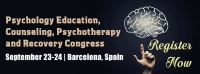 Psychology Education, Counseling, Psychotherapy and Recovery Congress