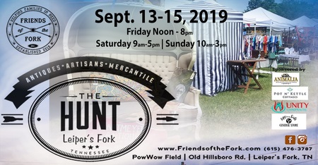 The HUNT 2019: Antiques, Artisans Show And Sale, Leipers Fork, Tennessee, United States